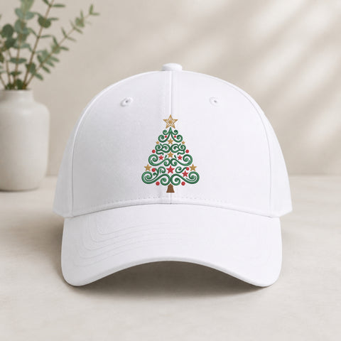 EF643. Ornate Swirl Christmas Tree - White_Cap.jpg