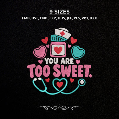 EF652. You Are Too Sweet Nurse - Main_Black_Mockup.jpg