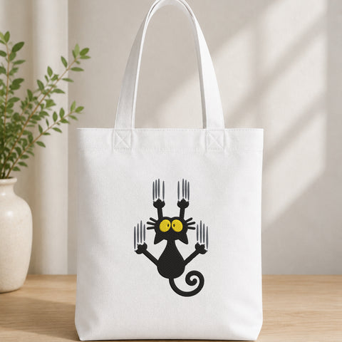 EF675. Black Cat - White_Totebag.jpg