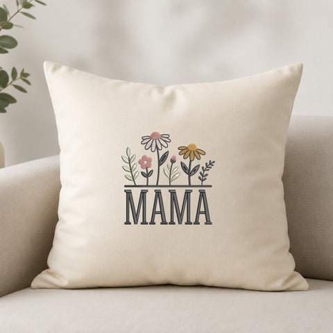 EF687. Flower Mama - White_Pillow.jpg