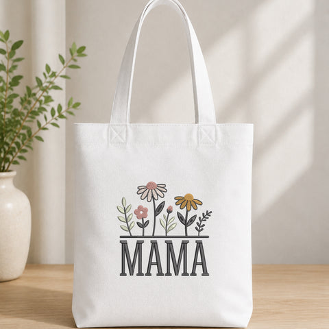 EF687. Flower Mama - White_Totebag.jpg
