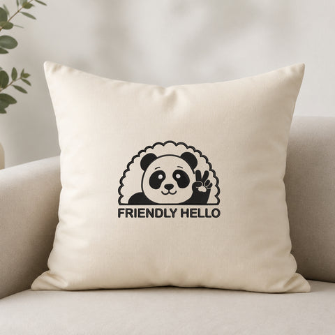 EF688. Friendly Hello - White_Pillow.jpg