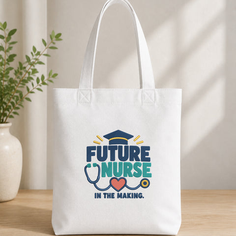 EF689. Future Nurse - White_Totebag.jpg