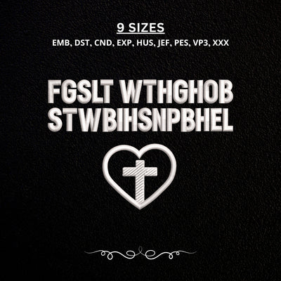 EF699. John 3.16 First Letter Christian Cross Heart - Main_Black_Mockup.jpg