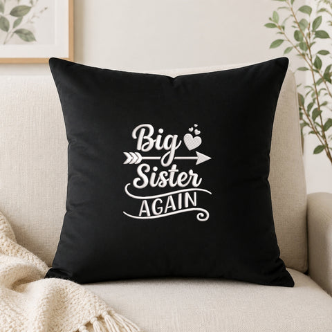 EF734. Big Sister Again - Black_Pillow.jpg