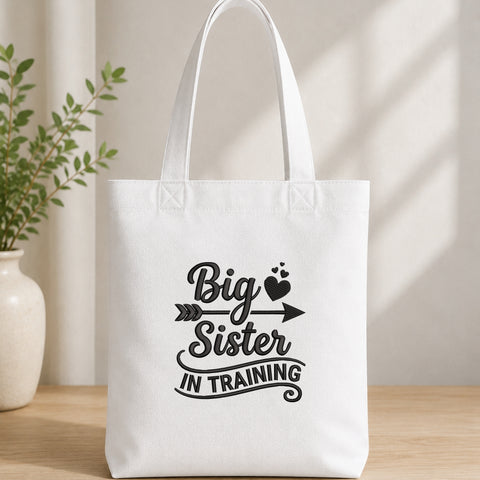 EF735. Big Sister in Training - White_Totebag.jpg