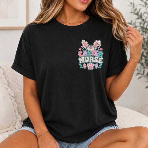 EF749. Easter Nurse - Black_tshirt.jpg