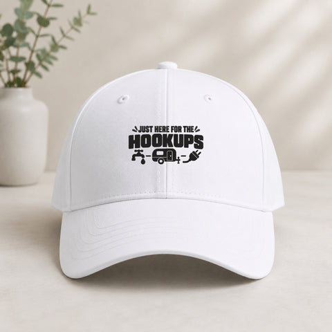 EF766. Just Here for the Hookups - White_Cap.jpg