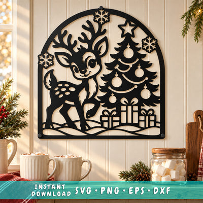 Fawn Christmas Tree laser svg 1.png.jpg