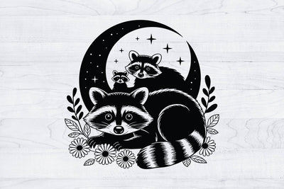 Floral Sleeping Raccoon SVG.jpg