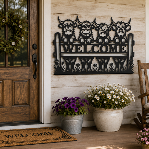 Funny highland cows welcome sign laser svg  (5).png