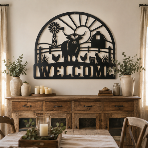 Highland cow welcome sign laser svg  (4).png