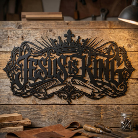 Jesus is king laser svg 3.jpg