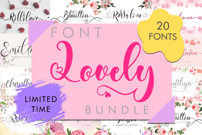 Lovely Font Bundle 1820 x 1214 px.png