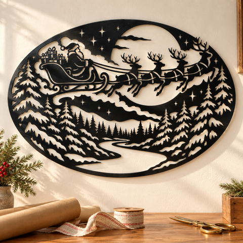 Moonlit Santa Sleigh laser svg 8.png
