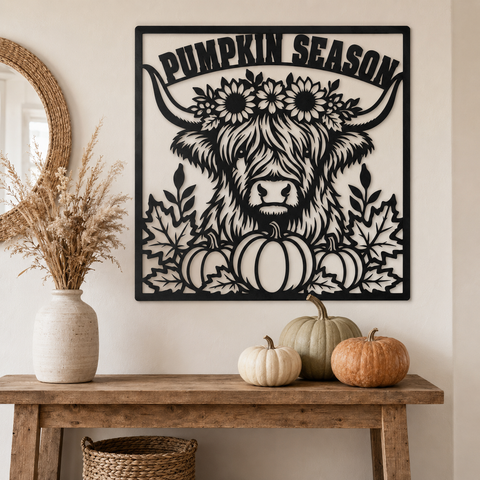 Pumpkin season highland cow laser svg (6).png