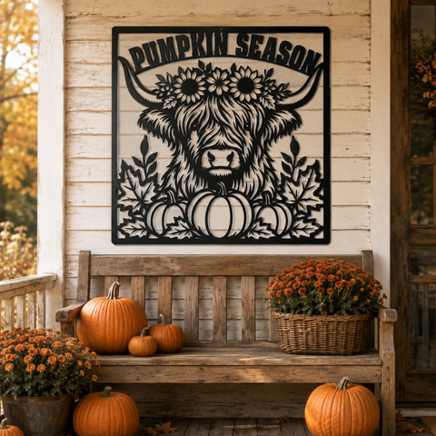 Pumpkin season highland cow laser svg (7).png