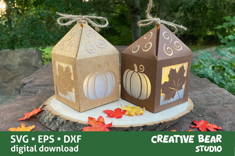 Pumpkin and Maple Leaf lanterns - Creative Bear Studio 1.png