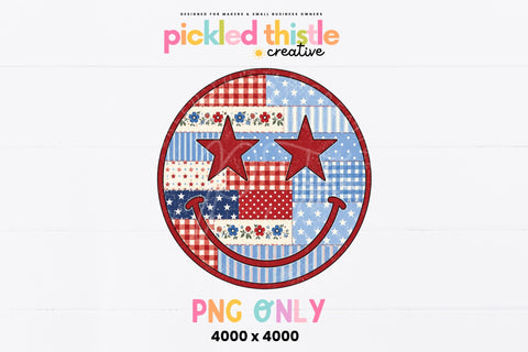 Red white and blue star eyes smiley PNG.jpg