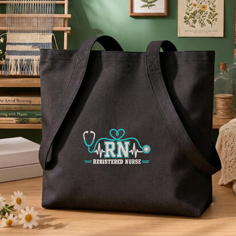 Registered Nurse 7 - Black_Totebag.jpg