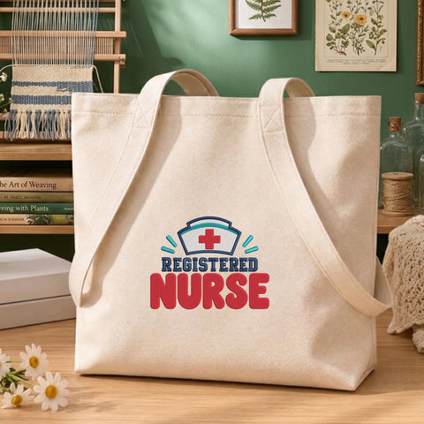 Registered Nurse Cap - White_Totebag.jpg