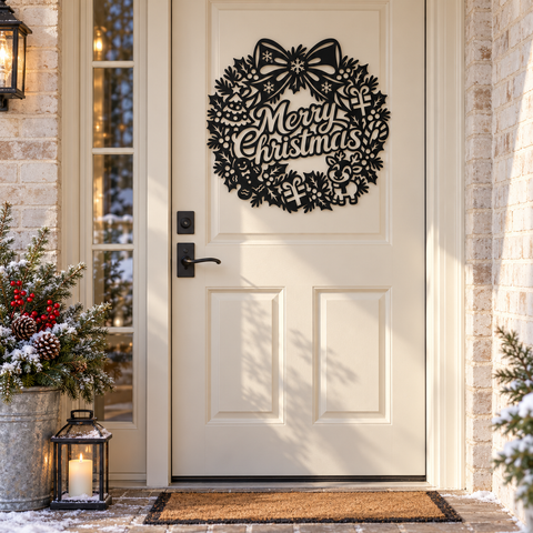 Reindeer Christmas Wreath laser svg 1.png