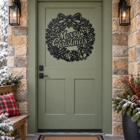 Reindeer Christmas Wreath laser svg 2.png