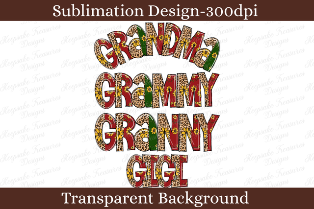 SUNFLOWER GRANDMA NAMES SUBLIMATION PNG DESIGNS.png