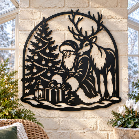Santa Reindeer Gift Wrapping laser svg 7.png