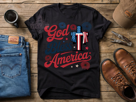 TS190626019 God Bless America T-Shirt PNG, Patriotic Shirt, USA Pride, Sublimation PNG, Red White Blue, Independence Day, American FlagB.jpg