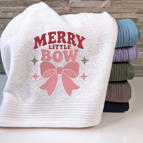 VS366. Merry Little Bow - White_Towel.jpg