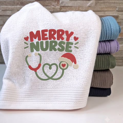 VS367. Merry Nurse Santa Hat - White_Towel.jpg