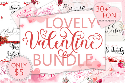 Valentine Lovely Bundle 30+ Font.png