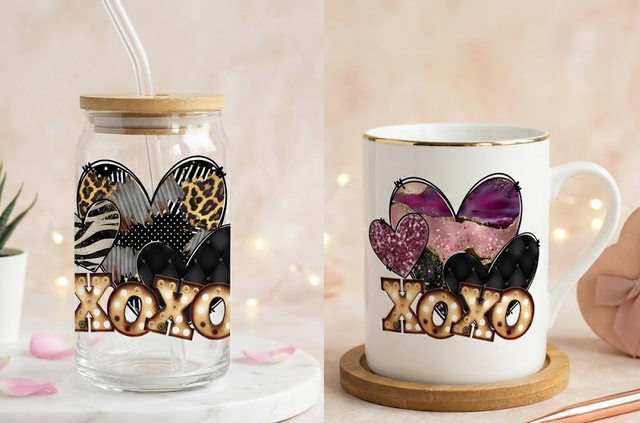 XOXO Heart Printable Set for Sublimation or UVDTF.png