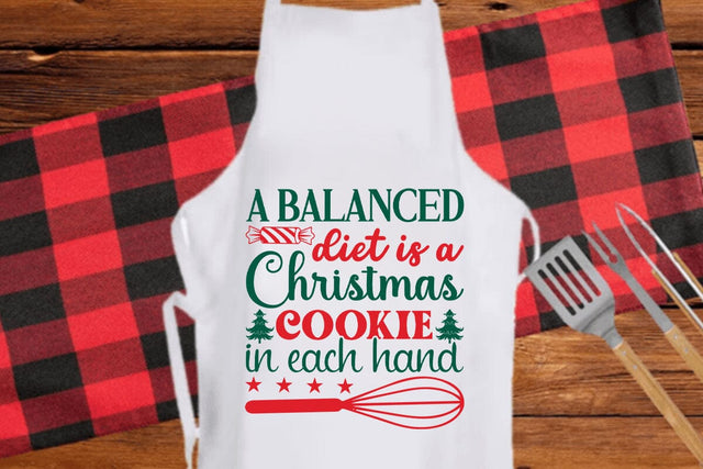 A balanced diet is a christmas cookie in each hand SVG Angelina750 