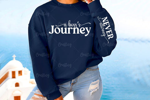 A boss's journey Sleeve SVG Design SVG Designangry 