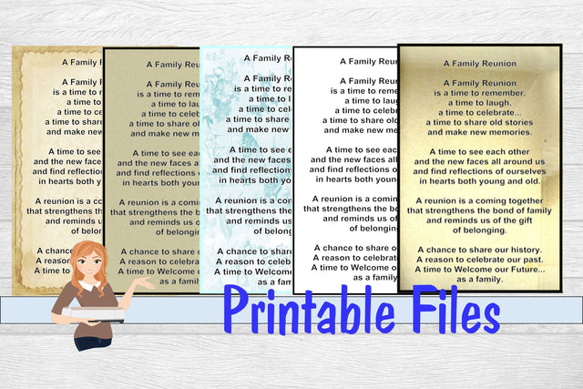 A Family Reunion 3D Paper Family Creations 