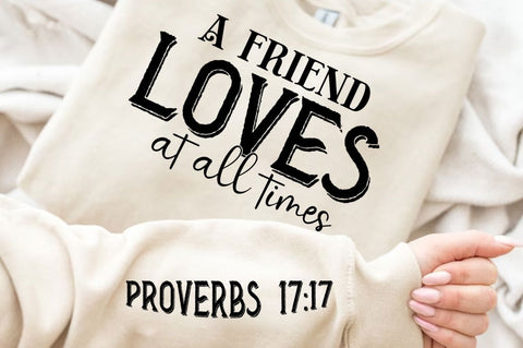 A friend Loves At All Times Sleeve SVG Design SVG Regulrcrative 
