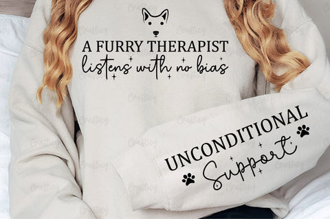 A furry therapist listens with no bias Sleeve SVG Design SVG Designangry 