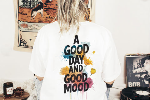 A Good Day And Good Mood PNG Embroidery/Applique FONTS Creativeart88 