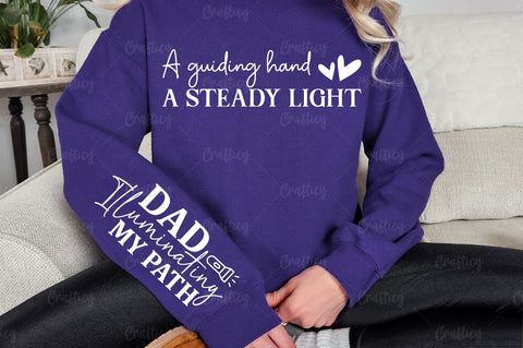 A guiding hand a steady light Sleeve SVG Design SVG Designangry 