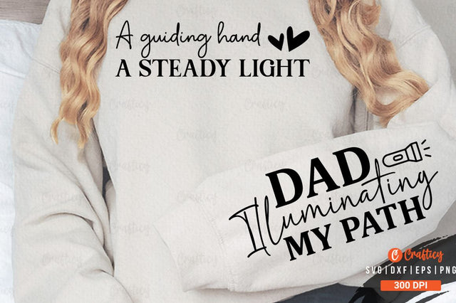 A guiding hand a steady light Sleeve SVG Design SVG Designangry 