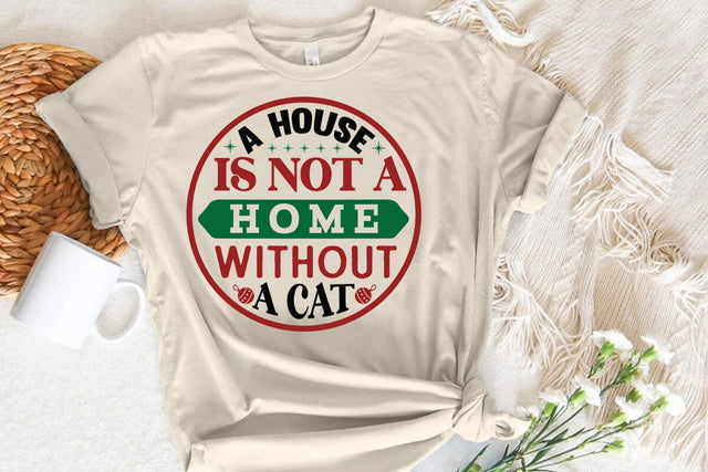 A house is not a home without a cat SVG Angelina750 