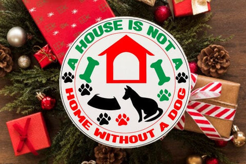 A house is not a home without a dog SVG Angelina750 