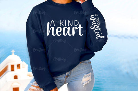 A kind heart Sleeve SVG Design SVG Designangry 