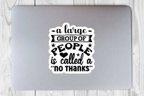 a large group of people is called a no thanks SVG Angelina750 