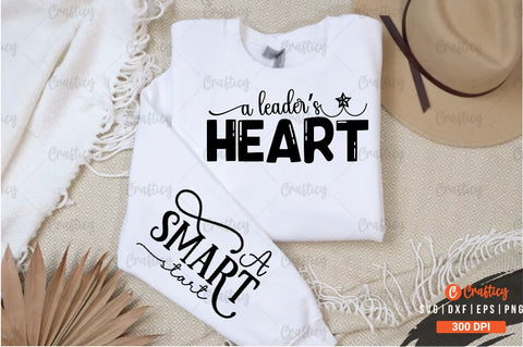 A leaders heart Sleeve SVG Design SVG Designangry 