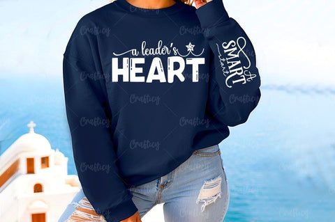 A leaders heart Sleeve SVG Design SVG Designangry 