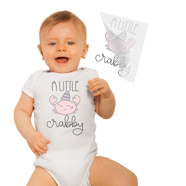 A Little Crabby DTF Transfer Physical So Fontsy T-Shirt Iron-On Transfer Shop