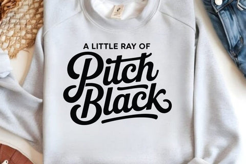 A Little Ray Of Pitch Black SVG Angelina750 